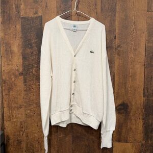 Vintage IZOD Lacoste cardigan XL